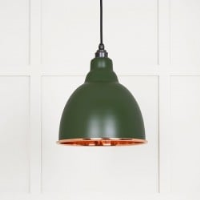 Hammered Copper Brindley Pendant in Heath