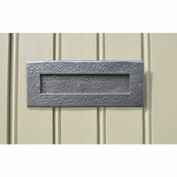 Kirkpatrick 1083 Rustic Letter Plate - Pewter Finish