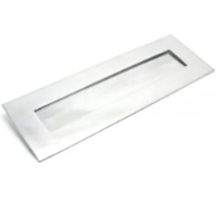 Satin Chrome Letter Plate