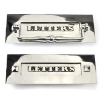 Classic Nickel 'Letters' Letter Plate