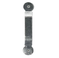 Blacksmith Pewter Patina Penny End Thumb Latch Staple