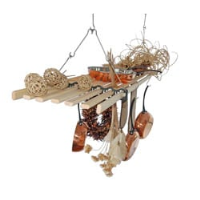 Seven Lath Gismo Kitchen Pot Rack