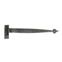 Blacksmith External Beeswax Arrow Head Door Hinges - Hook and Band Cranked