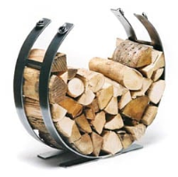 Hand Forged Jacobean Log Basket - Large