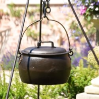 Cast Iron Romany Pot Belly Cooking Pot