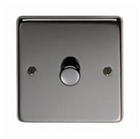 Black Nickel Single Dimmer Switch - 400w