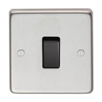 Satin Stainless Steel Single Light Switch