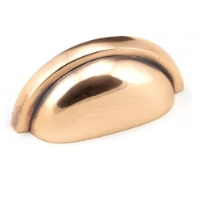 Regency Concealed Drawer Pull - Polished Bronze