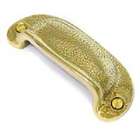 Brass Hammered Drawer Pull