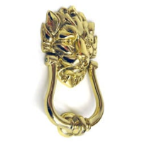 Brass Lion Head Knocker (Downing Street Knocker)