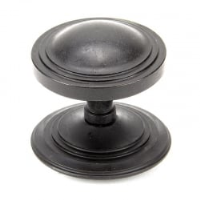 Blacksmith External Beeswax Art Deco Centre Door Knob