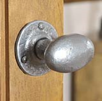 Kirkpatrick 1550 Gatsby Door Knob - Pewter Finish