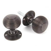 Aged Bronze Beehive Door Knobs