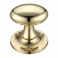 Chelsea Oval Door Knobs - Polished Brass