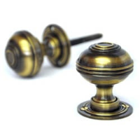 Antique Brass Windsor Door Knobs