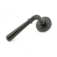 Aged Bronze Newbury Lever on Round Rose Set - Unsprung