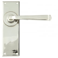 Avon Door Handle - Polished Nickel