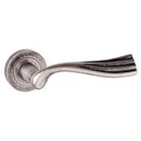 Richmond Lever Door Handle - Distressed Silver Finish