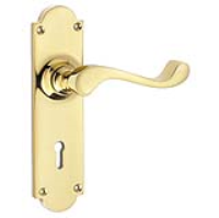 Croft 2168 2169 Ornate Lichfield Lever Door Handle