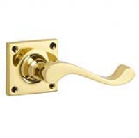 Croft 2144 Lichfield Lever Door Handle on a Square Rose