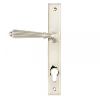 Hinton Slimline Sprung Lever Espagnolette - Polished Nickel