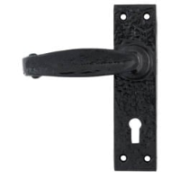 Antique Black Lever Door Handle