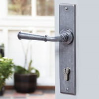 Blacksmith Pewter Patina Regency Lever Door Handle