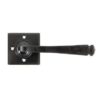 Traditional Blacksmith Avon Lever Door Handle on Rose Set - Unsprung