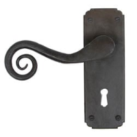 Blacksmith Beeswax Monkeytail Lever Door Handle