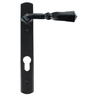 Traditional Blacksmith Espagnolette Narrow Lever Door Handle