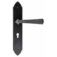 Traditional Blacksmith Gothic Lever Door Handle