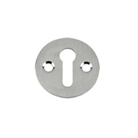 Victorian Escutcheon - Satin Chrome Finish