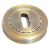 Round Escutcheon - Matt Antique Brass Finish