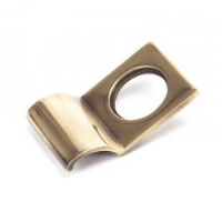 Rustic Cylinder Latch Cover - Polished Bronze