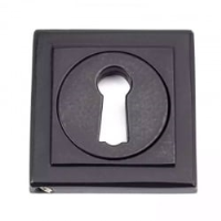 Matt Black Square Escutcheon