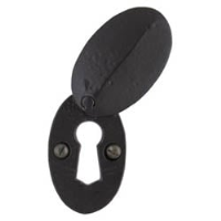 Traditional Blacksmith Oval & Cover Escutcheon