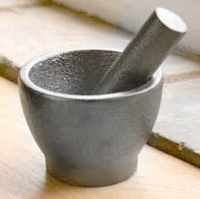 Cast Iron Pestle and Mortar