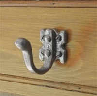 Kirkpatrick 1129 Shire Coat Hook - Pewter Finish