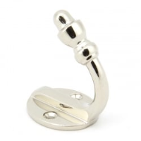 Single Acorn Hook - Polished Nickel