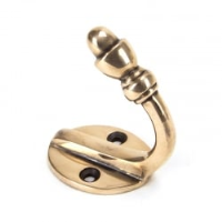 Single Acorn Hook - Polished Bronze