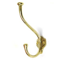 Brass Kenrick Hat and Coat Hook