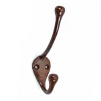 Traditional Coat Hook - Rust Finish