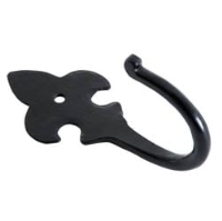 Traditional Blacksmith Fleur De Lys Hat and Coat Hook