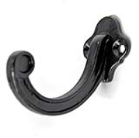 The Times Coat Hook - Black Finish