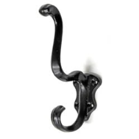 The Classic Hat & Coat Hook - Black Finish