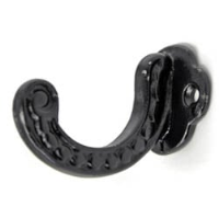 Small Droplet Coat Hook - Black Finish