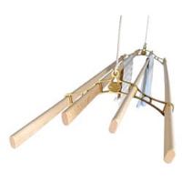 Brass Victorian Kitchen Maid® Pulley Clothes Airer