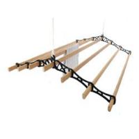 7 Lath Victorian Kitchen Maid® Pulley Clothes Airer