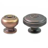 Bloxwich Cabinet Knob - Aged Bronze Finish