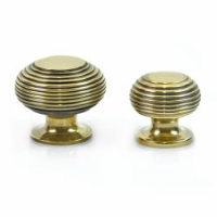 Brass Beehive Cupboard Knob